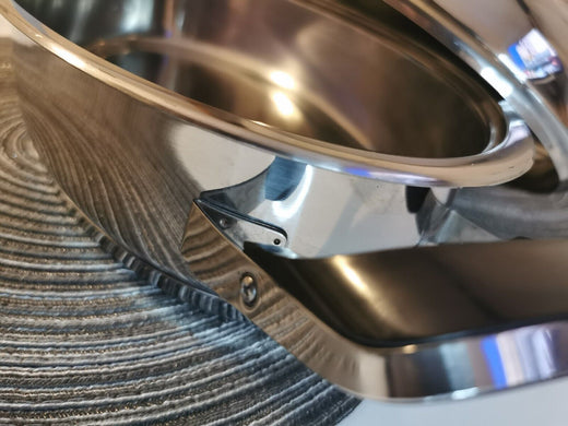 AMC ovaler Bräter, 6 cm hoch, guter gebrauchter Zustand, mit hohen Deckel - Produktbild 5 | potoria.de