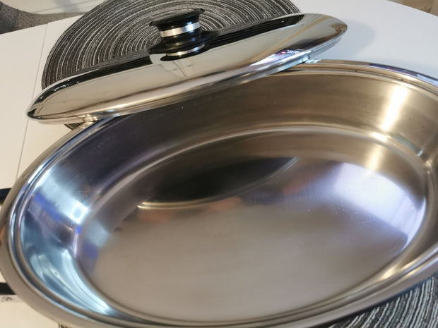 AMC ovaler Bräter, guter gebrauchter Zustand 6 cm hoch - Produktbild 2 | potoria.de