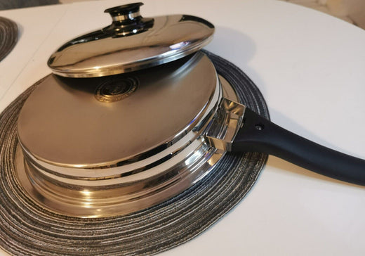 AMC Pfanne 24 cm, Premium System 1,6 Liter, mit Deckel, Induktion - Produktbild 5 | potoria.de