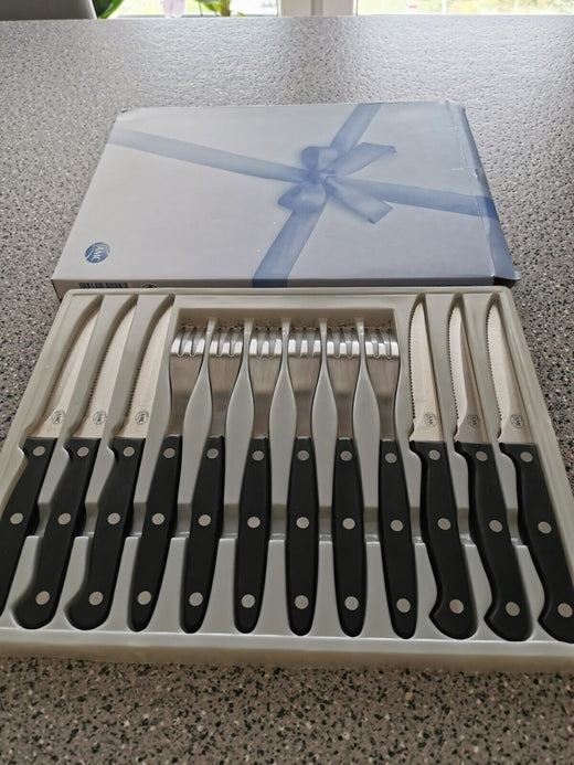 AMC- Set 12-teilig 6 Messer 6 Gabel- Neu Geschenkverpackung - Produktbild 3 | potoria.de