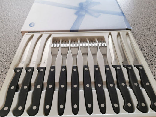 AMC- Set 12-teilig 6 Messer 6 Gabel- Neu Geschenkverpackung - Produktbild 4 | potoria.de