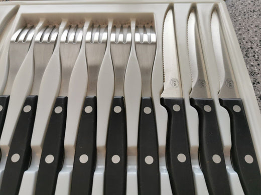 AMC- Set 12-teilig 6 Messer 6 Gabel- Neu Geschenkverpackung - Produktbild 5 | potoria.de