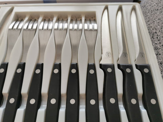 AMC- Set 12-teilig 6 Messer 6 Gabel- Neu Geschenkverpackung - Produktbild 6 | potoria.de
