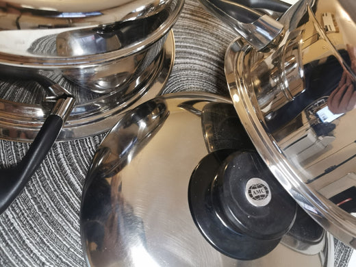 AMC Topf 2,3 Liter 20 cm und Tiefe 7 cm + Siebtopf Induktion - Produktbild 7 | potoria.de