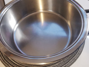 AMC Topf 24 cm, 3,5 Liter, Tiefe 8 cm, mit Deckel, Induktion - Produktbild 3 | potoria.de