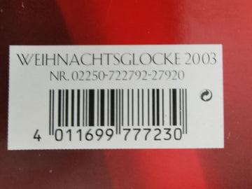 Hutschenreuther 02250 722792 27920 Porzellan Weihnachtsglocke 2003 - Produktbild 2 | potoria.de