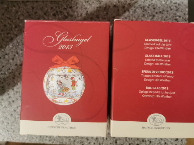 Hutschenreuther 02253 723044 49707 Kristallglas Weihnachtskugel 2013 - Produktbild 1 | potoria.de