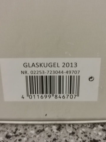 Hutschenreuther 02253 723044 49707 Kristallglas Weihnachtskugel 2013 - Produktbild 2 | potoria.de