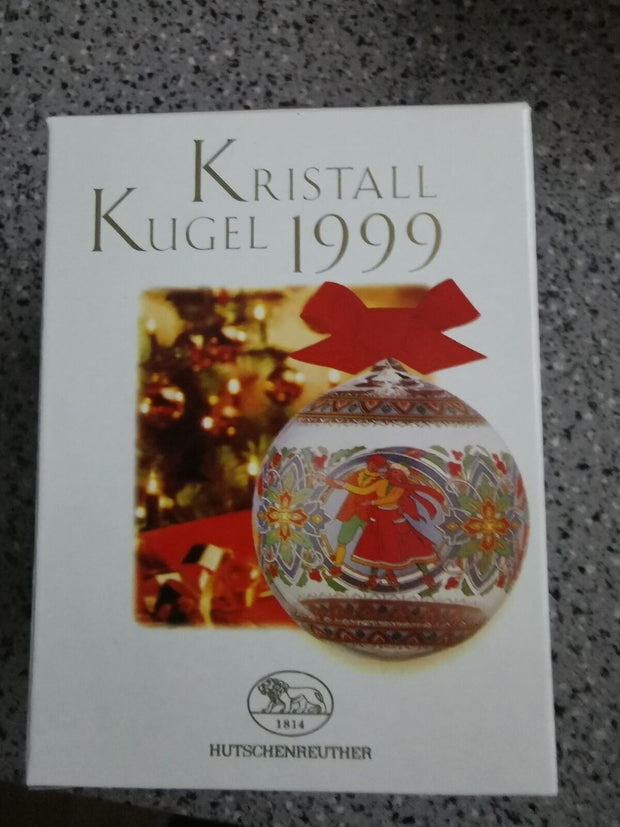 Hutschenreuther 4011699688277 Kristallglas Weihnachtskugel 1999 - Produktbild 1 | potoria.de