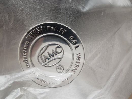 potoria AMC Pfanne aus Edelstahl mit 16 cm Durchmesser und 0,8 l Fassungsvermögen für Induktionsherde