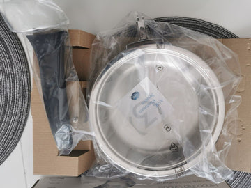 potoria AMC Edelstahlpfanne 16 cm für Induktion, originalverpackt mit abnehmbarem Griff für gesundes Kochen