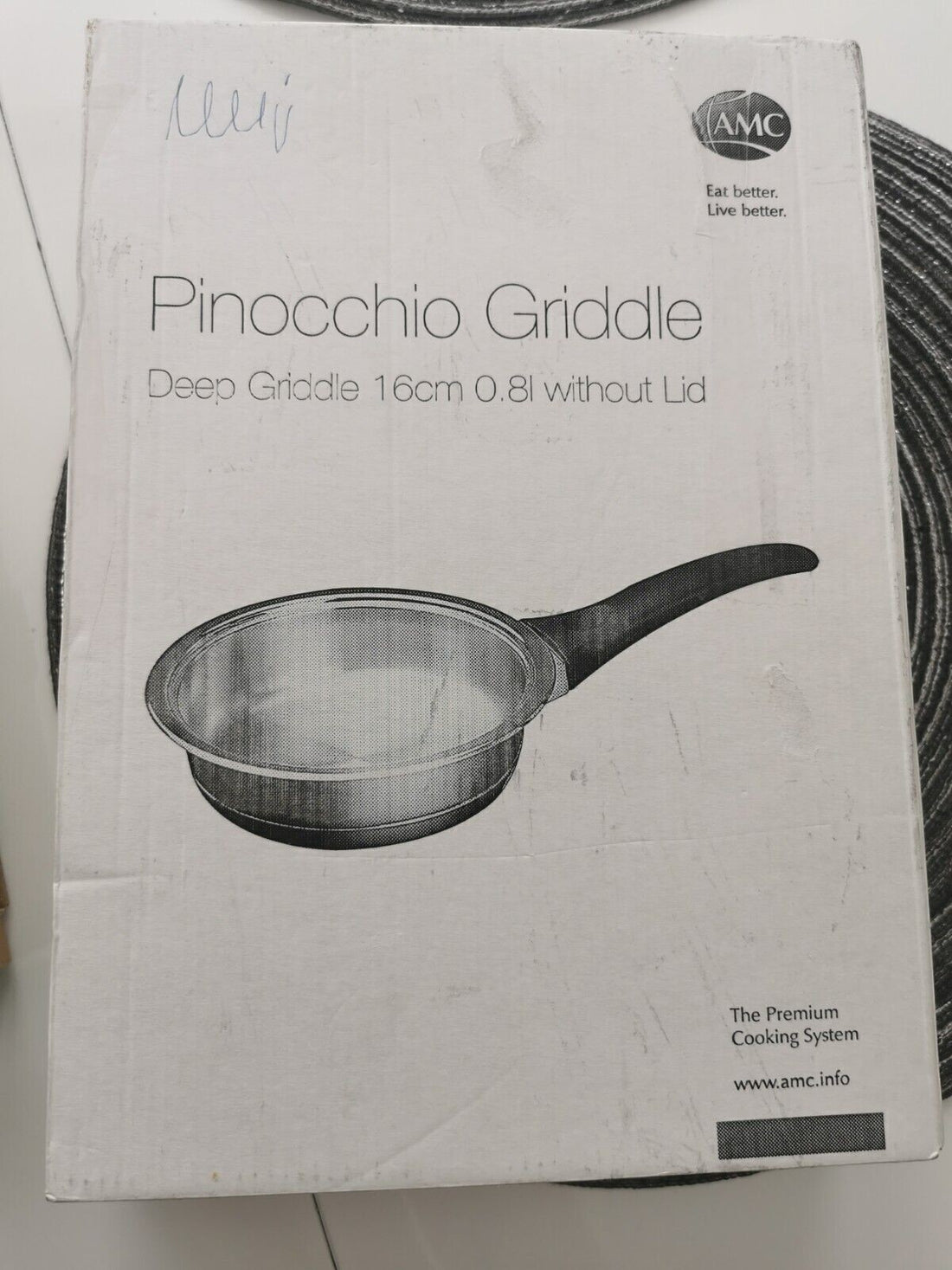 potoria AMC Pinocchio Pfanne 16 cm aus Edelstahl für Induktion in Originalverpackung