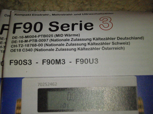 Elster Wärmezähler F90U3 Kompakt-Ultraschall – Funk, Qp 3,5 m³, DN20, 130mm - Produktbild 13 | potoria.de